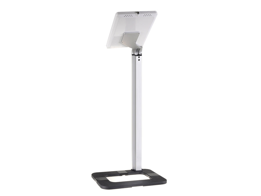Maclean stalak/držač za oglašavanje tableta, podni s bravom, univerzalni, 9,7"-10,1", MC-645