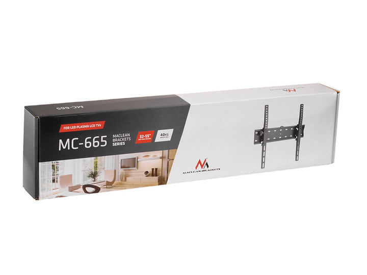 Maclean TV nosač, max. VESA 400x400, 32-75", do 40 kg, crni, MC-665