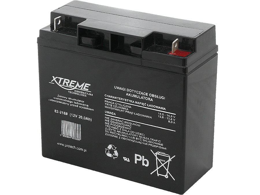 gel baterija s kapacitetom od 20Ah - 12V - Napon: 12V - Kapacitet: 20,0 Ah
