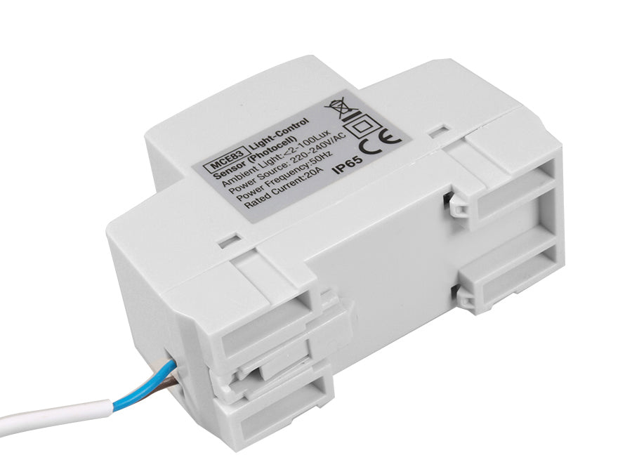 Maclean sumračni prekidač, za DIN-šinu, s vanjskom sondom, 220-240 V/AC, 50 Hz, 20 A, MCE83