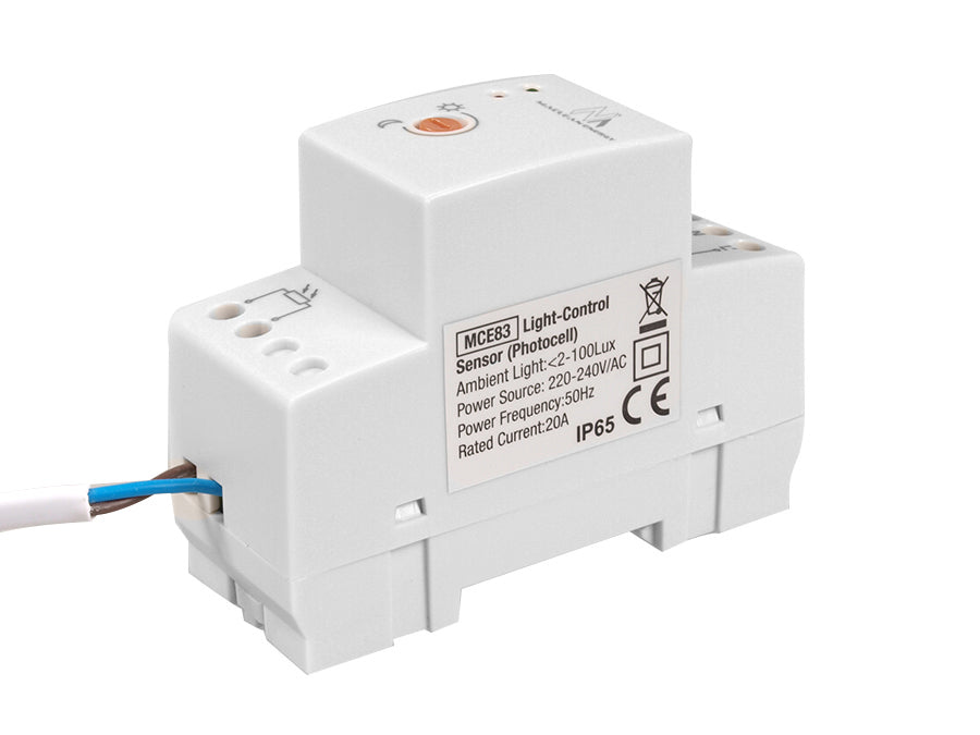 Maclean sumračni prekidač, za DIN-šinu, s vanjskom sondom, 220-240 V/AC, 50 Hz, 20 A, MCE83