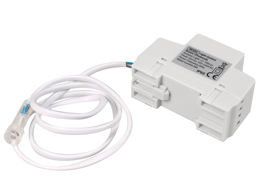 Maclean sumračni prekidač, za DIN-šinu, s vanjskom sondom, 220-240 V/AC, 50 Hz, 20 A, MCE83