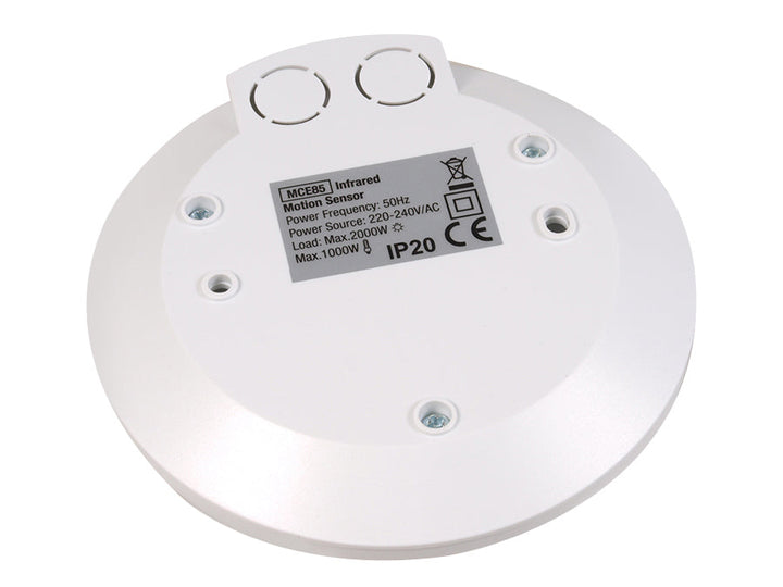 Detector de mișcare Maclean PIR, infraroșu, modern, plat, rază de acțiune 6m, MCE85