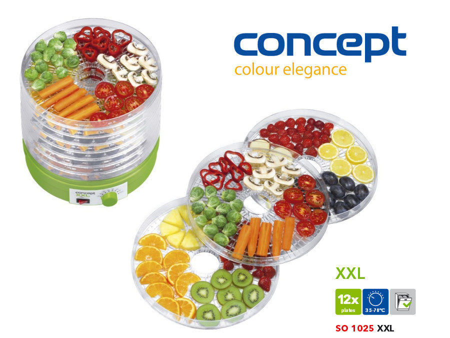 Sušilica Concept XXL za gljive, voće i začinsko bilje