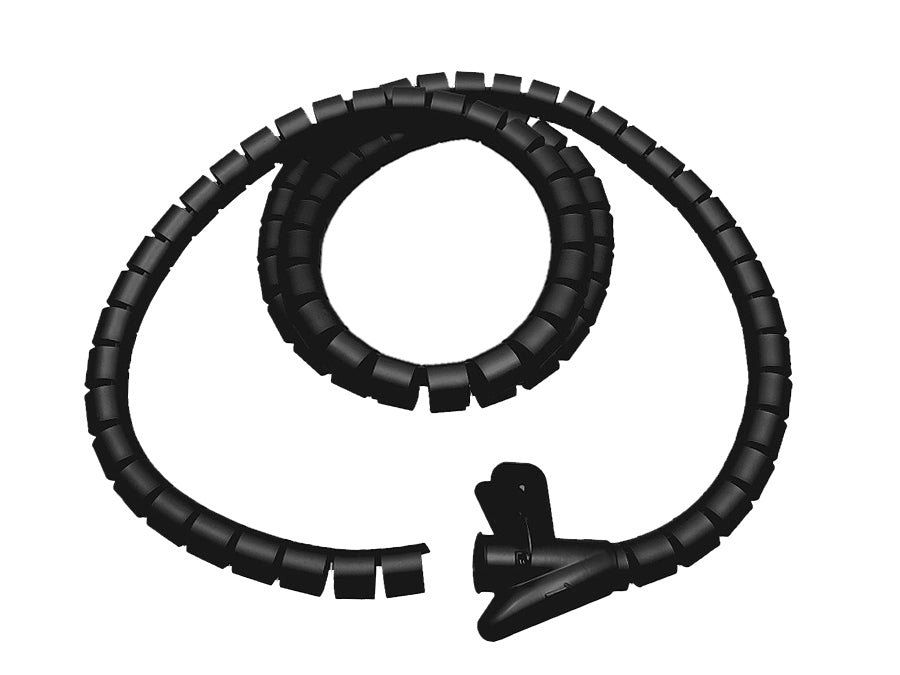 Maclean organizator/navlaka za kabel, 25 mm x 2 m, crna, MCTV-676 B
