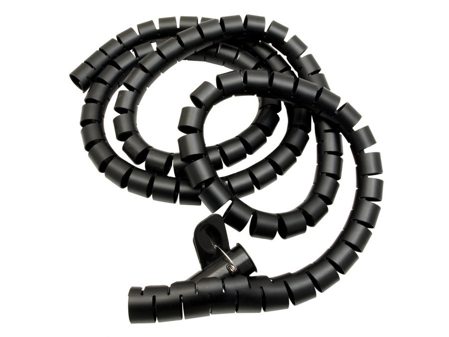 Maclean organizator/navlaka za kabel, 25 mm x 2 m, crna, MCTV-676 B