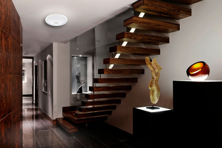 12W LED stropna svjetiljka s PIR senzorom i rezervnim napajanjem Maclean Energy MCE131 ACU, domet 6 m