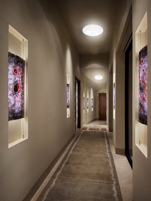12W LED stropna svjetiljka s PIR senzorom i rezervnim napajanjem Maclean Energy MCE131 ACU, domet 6 m