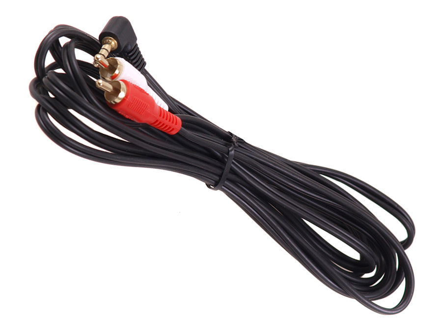 Visokokvalitetni 3,5 mm kutni mini-jack kabel, 2RCA, 1 m, MCTV-824