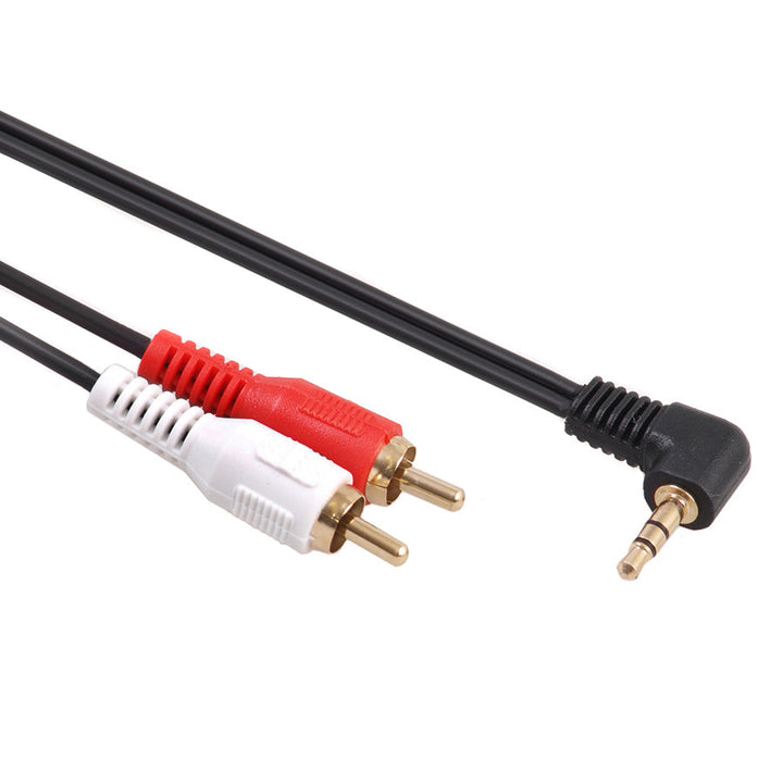 Visokokvalitetni 3,5 mm kutni mini-jack kabel, 2RCA, 1 m, MCTV-824