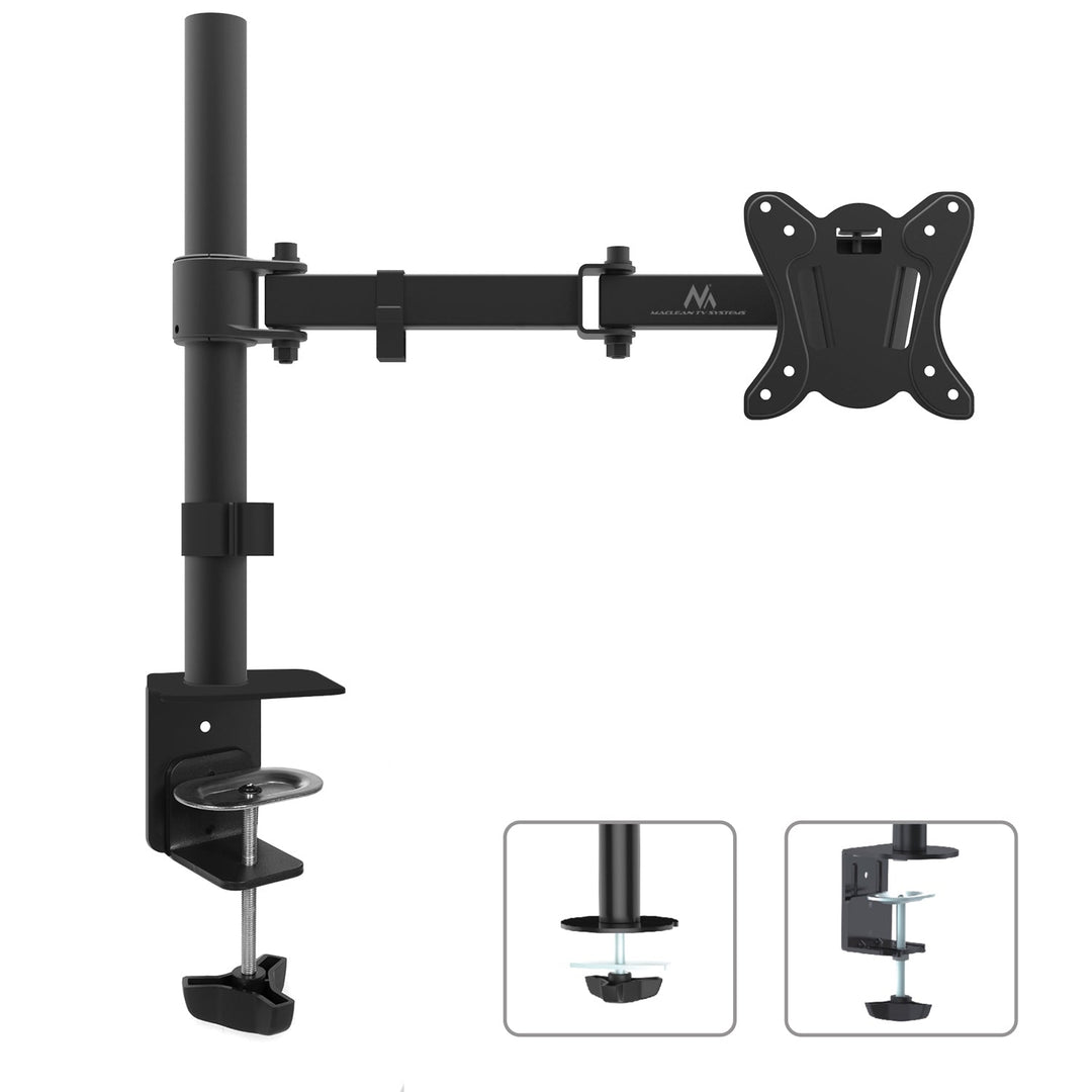 Maclean držač za stol za LCD monitor, 13"-27", VESA 75x75 i 100x100, 8 kg, MC-690N