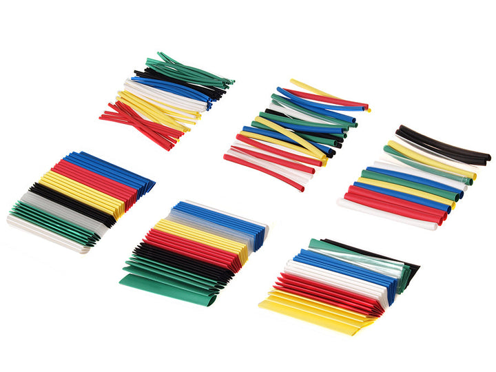 Maclean set toplinski skupljivih navlaka, 7 boja, duljina 95 mm, širine 2 mm, 4 mm, 6 mm, 8 mm, 10 mm, 12 mm, 196 komada, MCTV-679