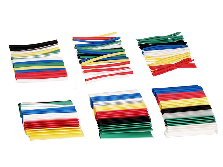 Maclean set toplinski skupljivih navlaka, 7 boja, duljina 95 mm, širine 2 mm, 4 mm, 6 mm, 8 mm, 10 mm, 12 mm, 196 komada, MCTV-679
