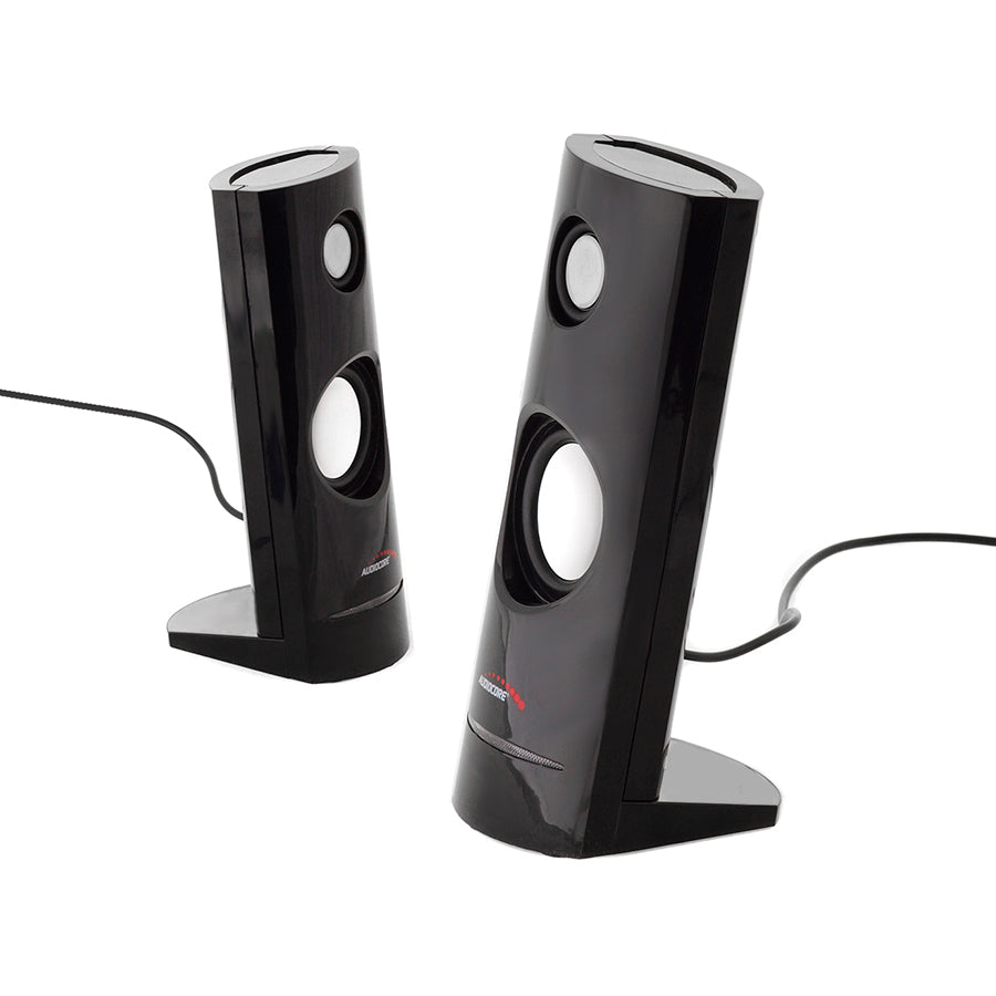 8W USB-napajani računalni zvučnici crni Audiocore AC860