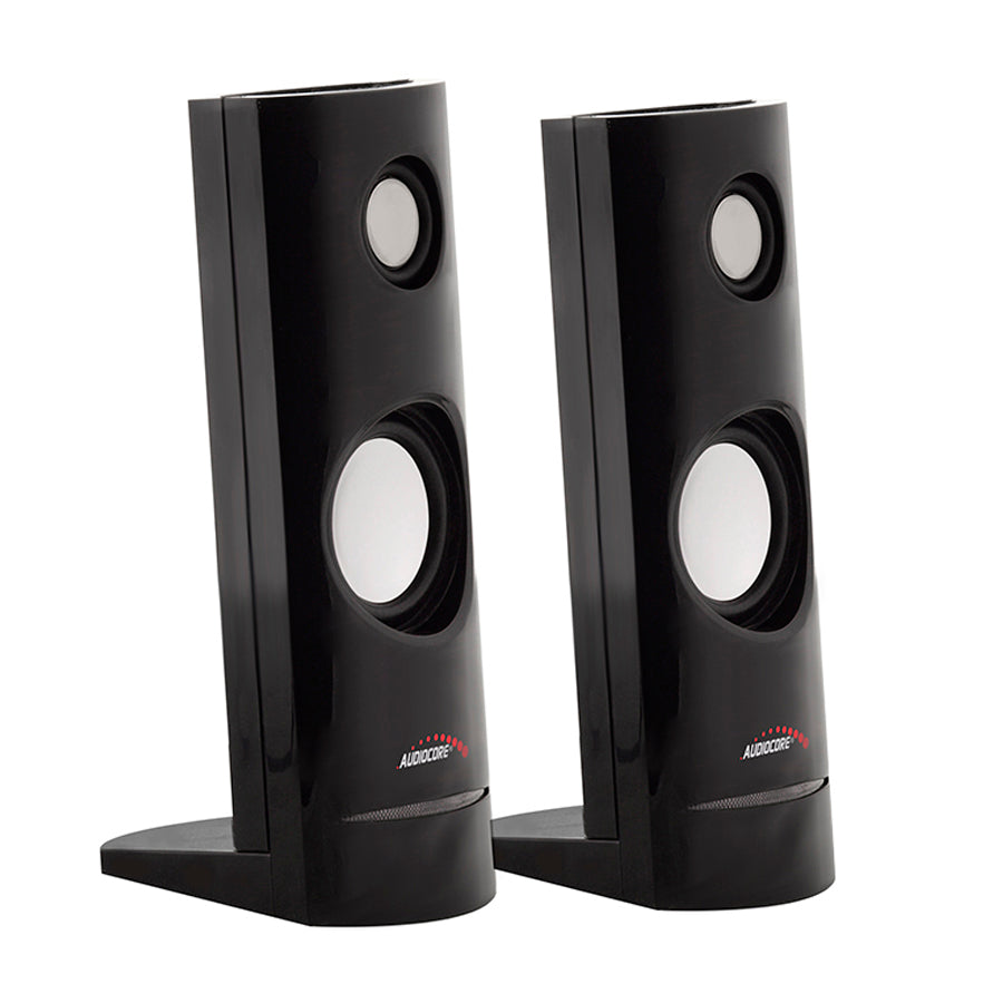 8W USB-napajani računalni zvučnici crni Audiocore AC860