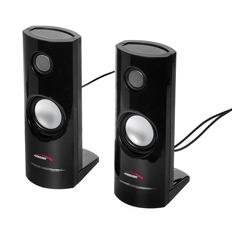 8W USB-napajani računalni zvučnici crni Audiocore AC860