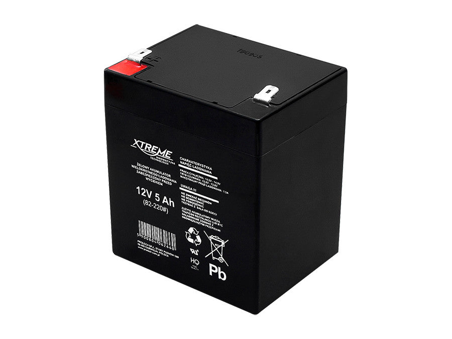 12V 5Ah Xtreme gel baterija bez održavanja za UPS