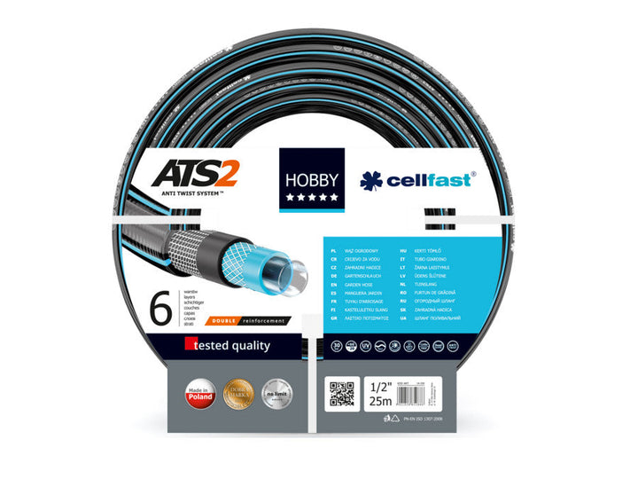 Cellfast Hobby ATS2 6-slojna vrtna crijeva, 1/2", 25 m