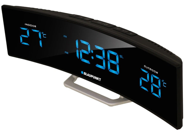 FM PLL budilica s prikazom unutarnje/vanjske temperature Blaupunkt CR12BK