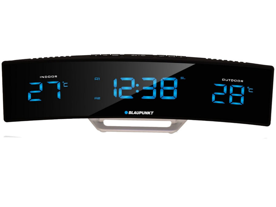 FM PLL budilica s prikazom unutarnje/vanjske temperature Blaupunkt CR12BK