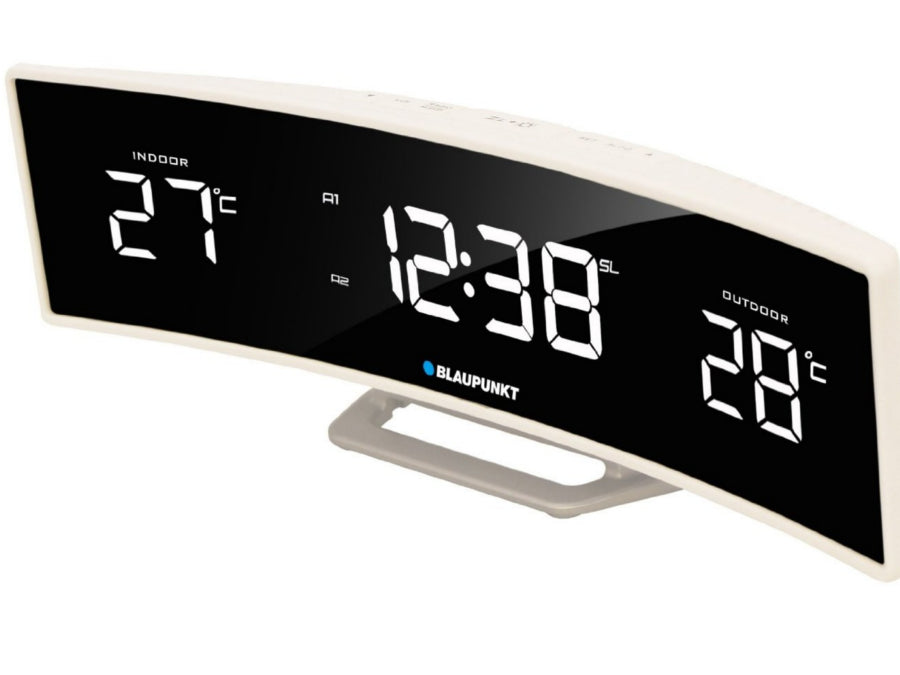 FM PLL budilica s prikazom unutarnje/vanjske temperature Blaupunkt CR12WH