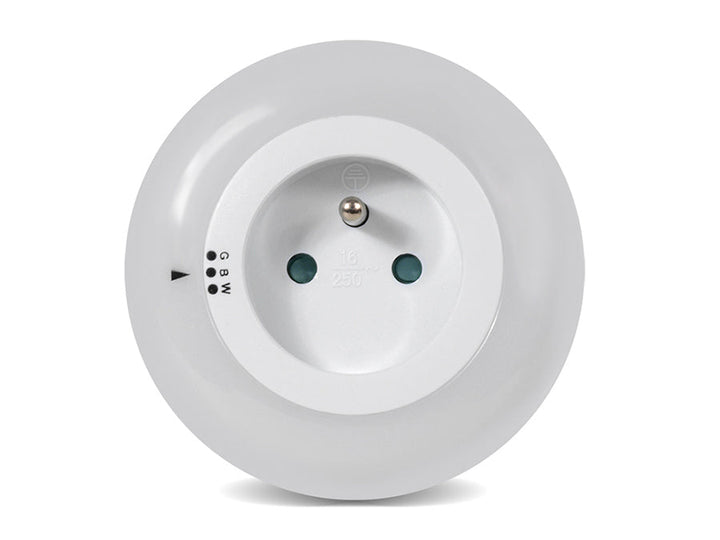 Lampă de noapte cu senzor amurg 3 LED-uri cu mufă 230V MCE122 Maclean Energy 3 culori