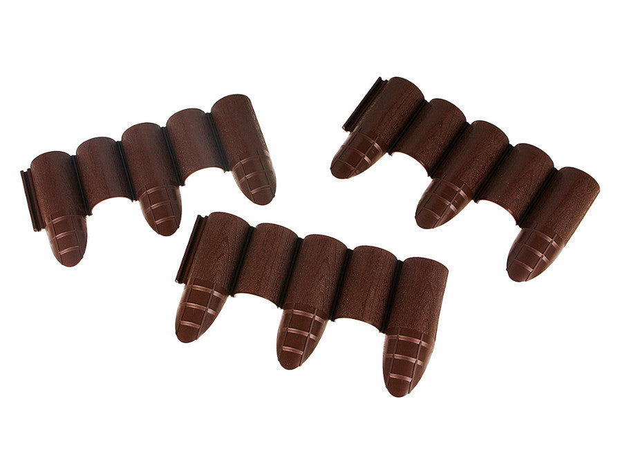 Cellfast vrtna ograda, završna obrada u drvenom izgledu, otporna na mraz, duljina 2,4 m, smeđa, 34-031