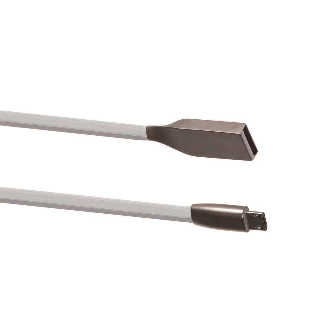 Maclean USB kabel, AM, Micro ravni protiv zapetljavanja, Bijeli, 1 m, MCTV-833W
