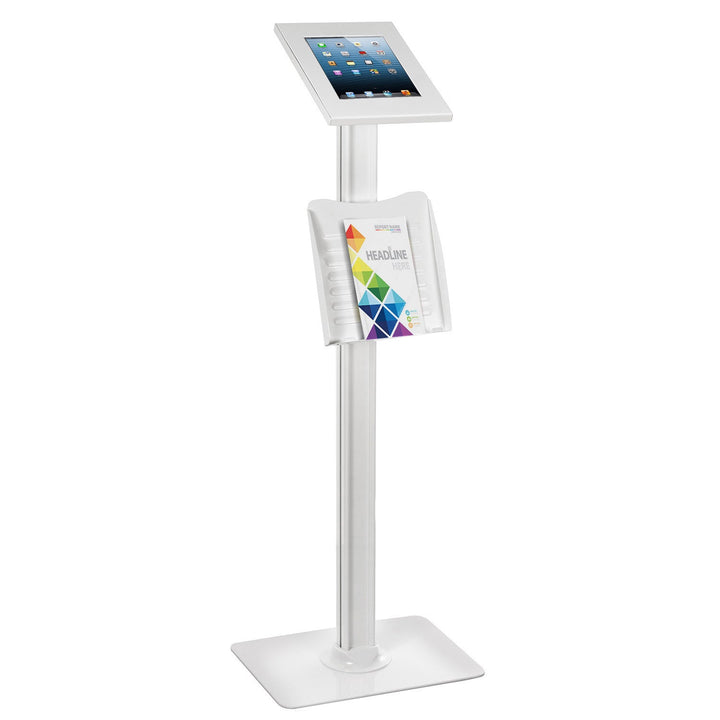 Maclean stalak za oglašavanje tableta, stojeći na podu s bravom, za 9,7"/10,2" iPad, 10,5" iPad Air/iPad Pro, 10,1" Samsung Galaxy Tab A (2019), MC-724