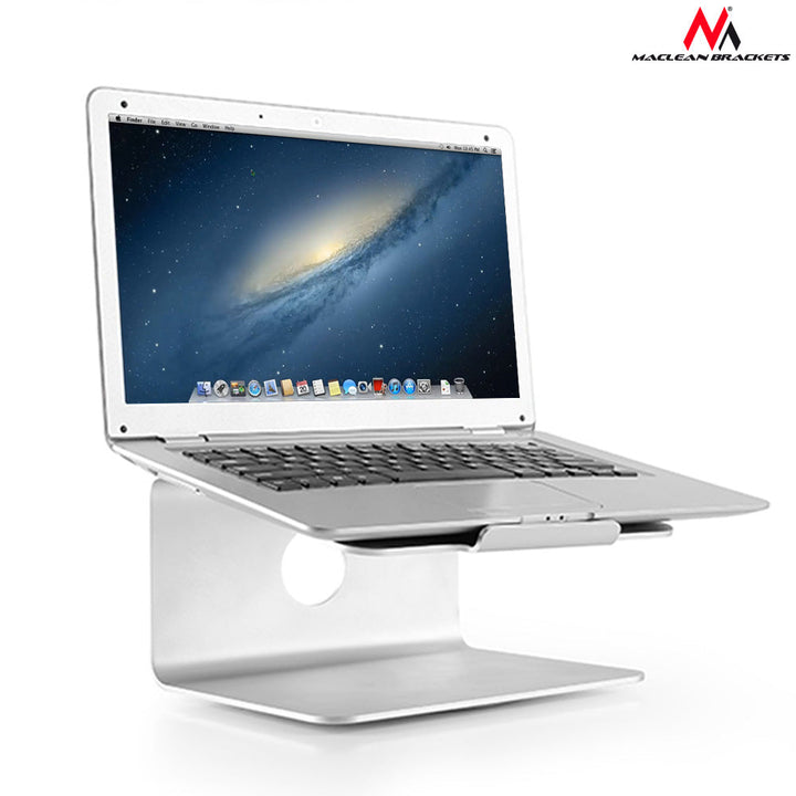 Maclean stalak za laptop, aluminij, srebro, MC-730