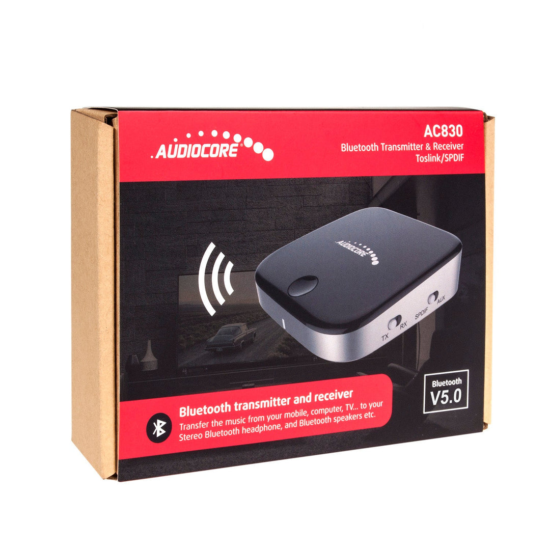 Apt-X 2-u-1 Bluetooth adapter-predajnik-prijemnik Audiocore AC830 - Apt-X S/PDIF - CSR BC8670 čipset