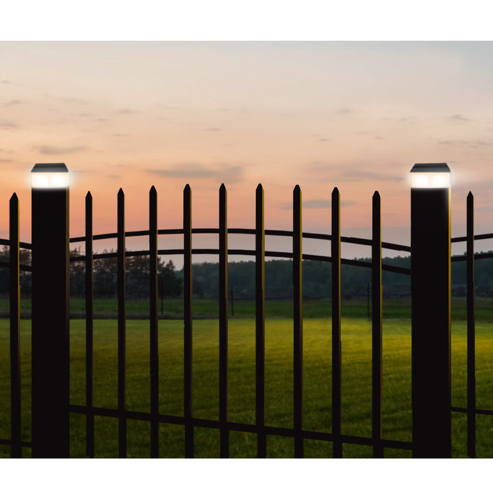 GreenBlue solarna LED lampa za stupove, 60x60 mm, s kapom u obliku omotnice, GB126