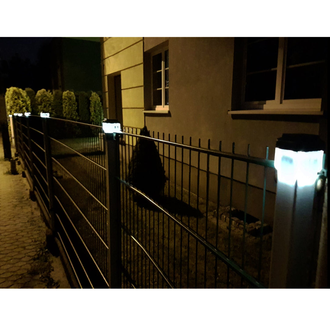 GreenBlue solarna LED lampa za stupove, 60x60 mm, s kapom u obliku omotnice, GB126