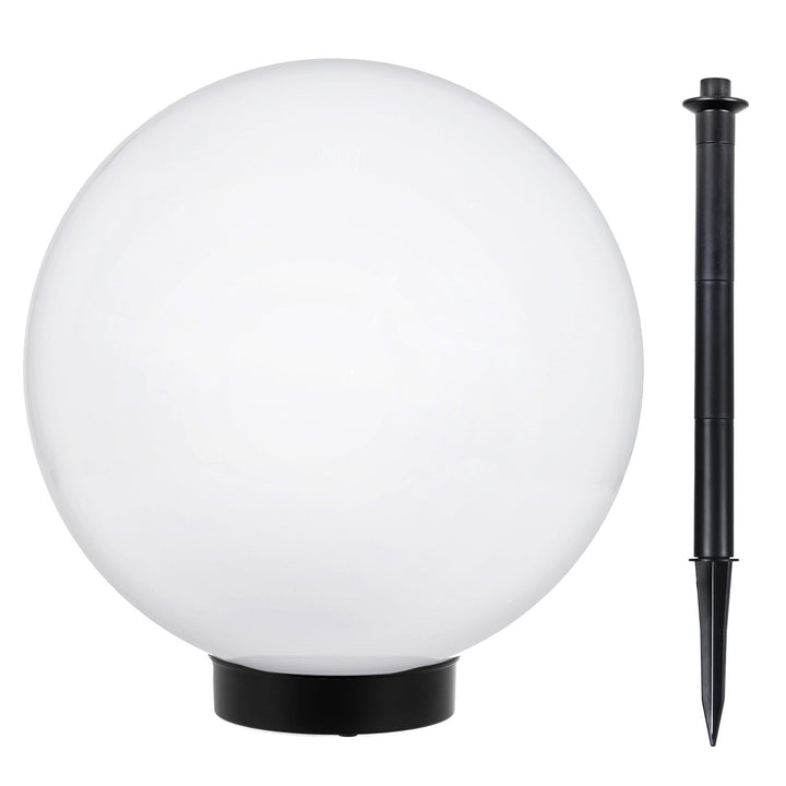 GreenBlue solarna vrtna lampa, samostojeća, sferična, 25x25x58 cm, bijela LED, GB166