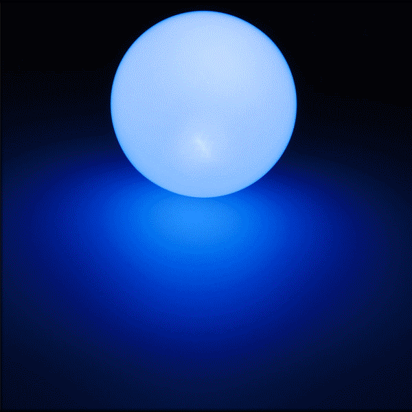 GB167 samostalna solarna vrtna svjetiljka – sfera 30x30x63 cm, šarene LED diode