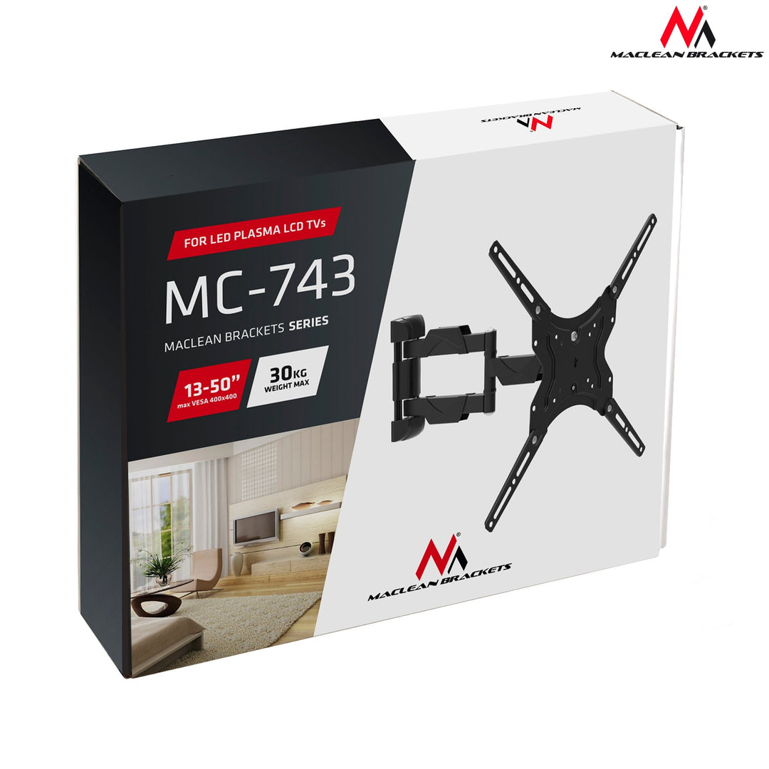 Maclean TV nosač za TV ili monitor, 13-65", max. 30 kg, MC-743