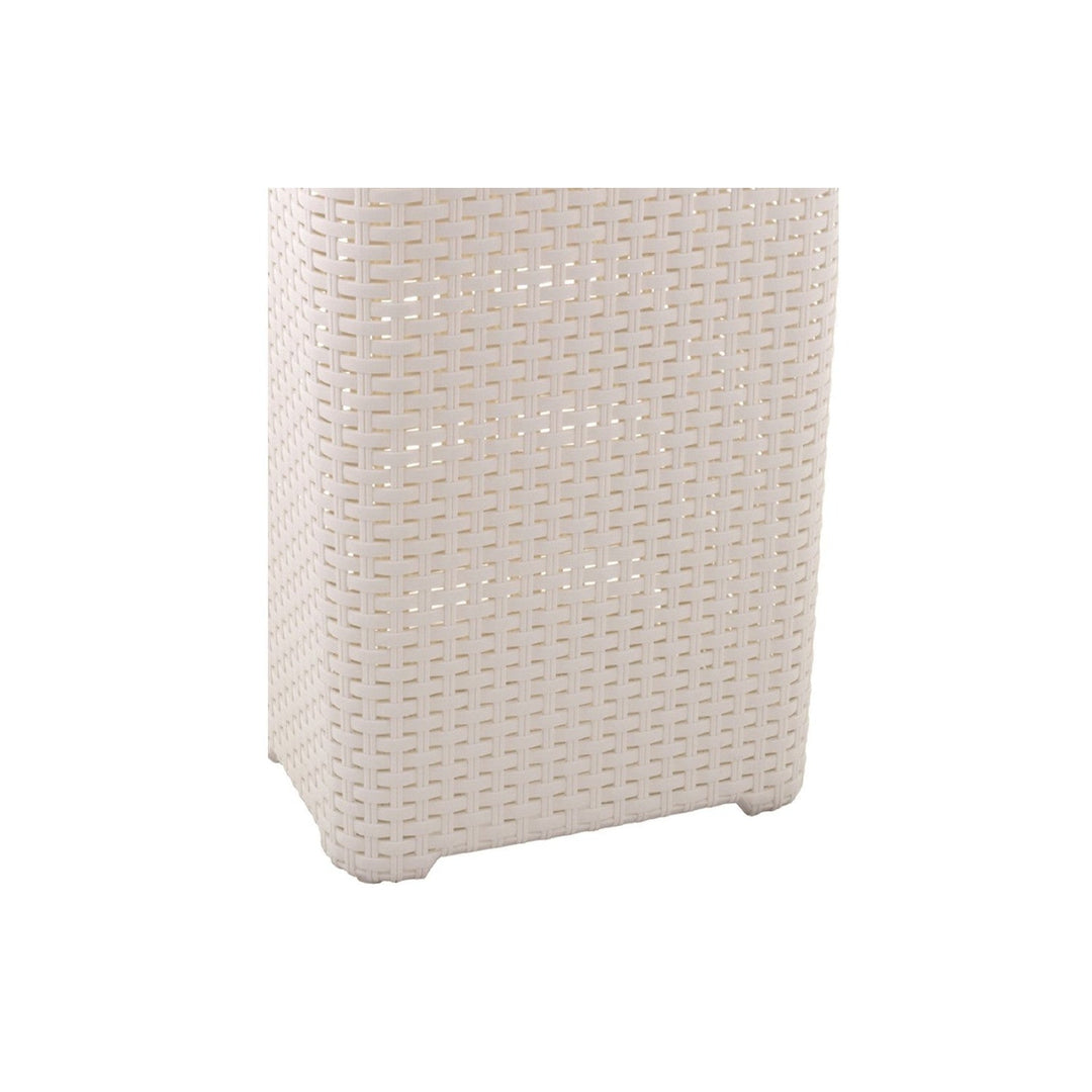 Košara za rublje Curver, prožetani dizajn, 40 l, krem, Natural Style