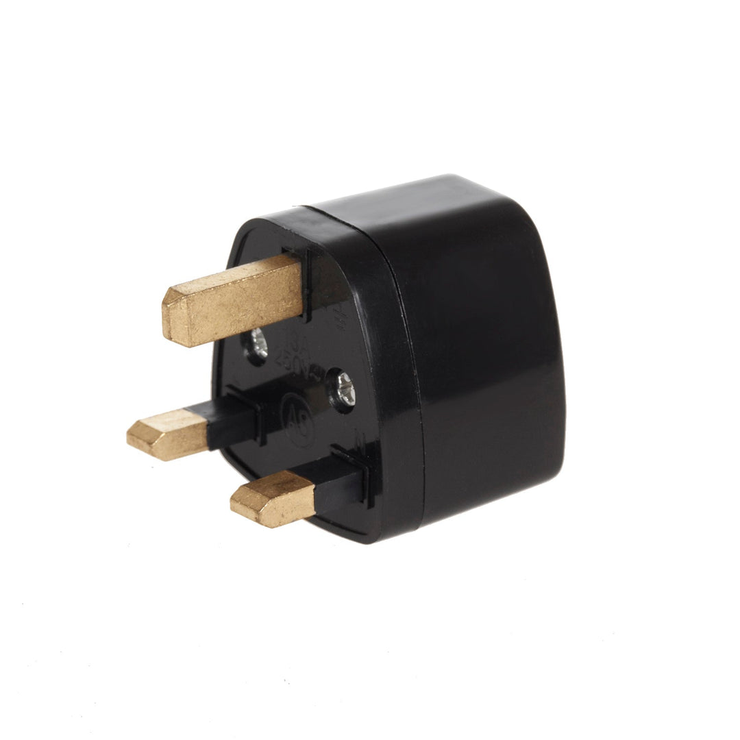 Maclean MCE154 adapter, EU utičnica na britanski priključak, crni