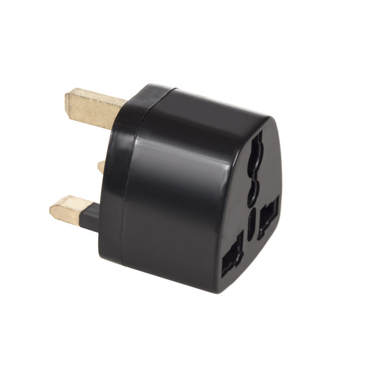 Maclean MCE154 adapter, EU utičnica na britanski priključak, crni