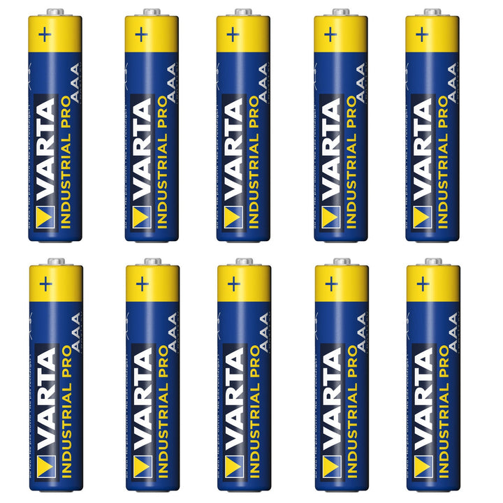 10 x VARTA INDUSTRIAL AAA alkalne baterije visoke snage