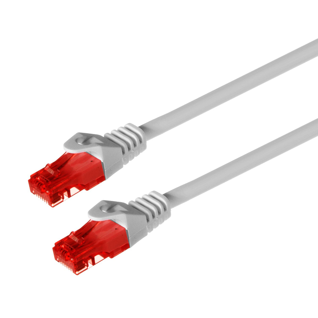 LAN mrežni kabel, Ethernet RJ45 UTP Cat6 0,5 m Maclean MCTV-300 W