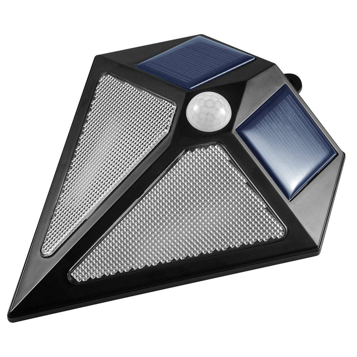 Maclean LED lampa, napajana solarnom energijom, zidna, s senzorom pokreta, 6 LED dioda, 2 solarna panela, MCE168