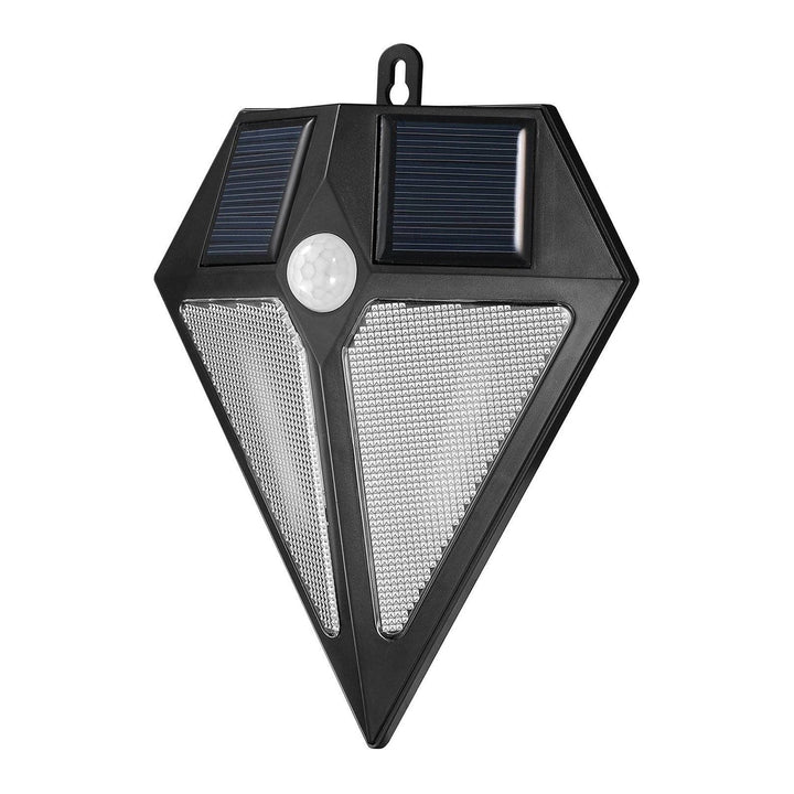 Maclean LED lampa, napajana solarnom energijom, zidna, s senzorom pokreta, 6 LED dioda, 2 solarna panela, MCE168