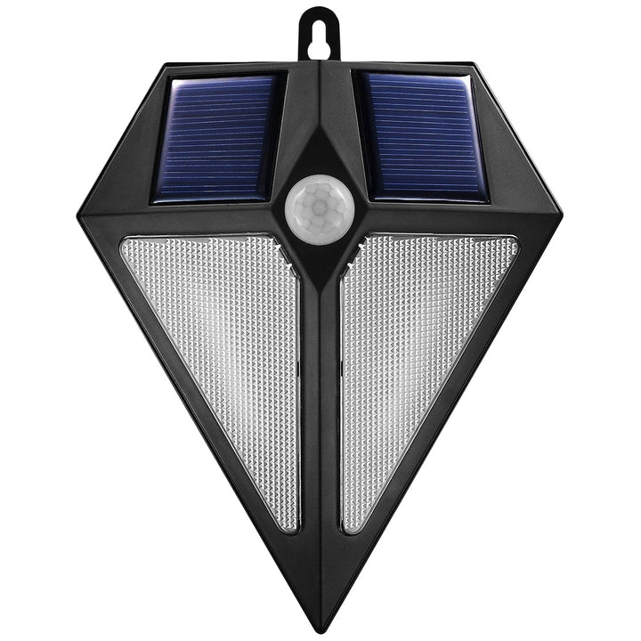 Maclean LED lampa, napajana solarnom energijom, zidna, s senzorom pokreta, 6 LED dioda, 2 solarna panela, MCE168