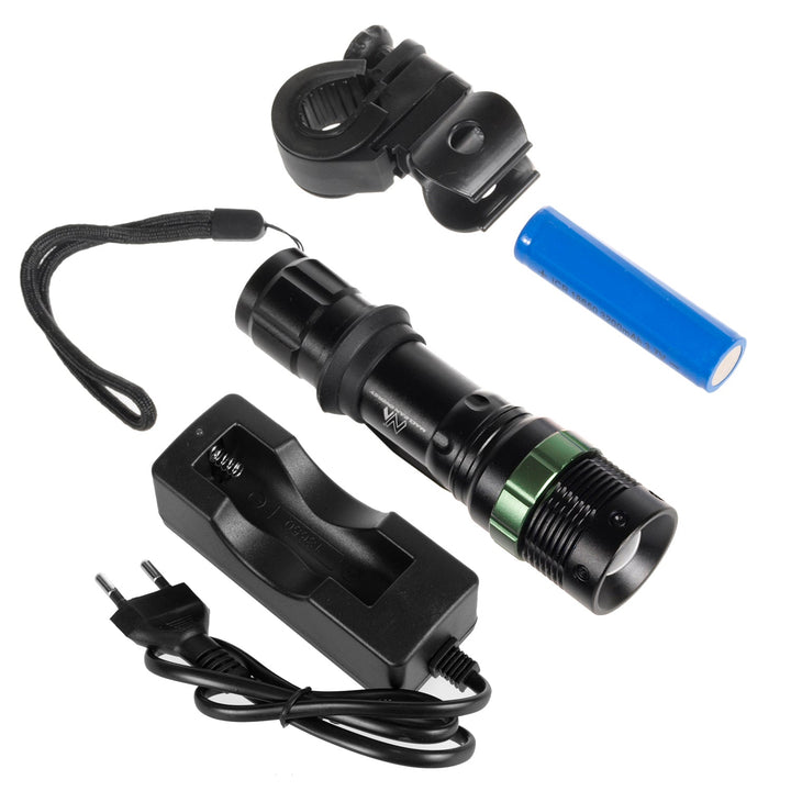Maclean LED lampa, bicikl, set punjača, Cree 200 lumena, MCE175