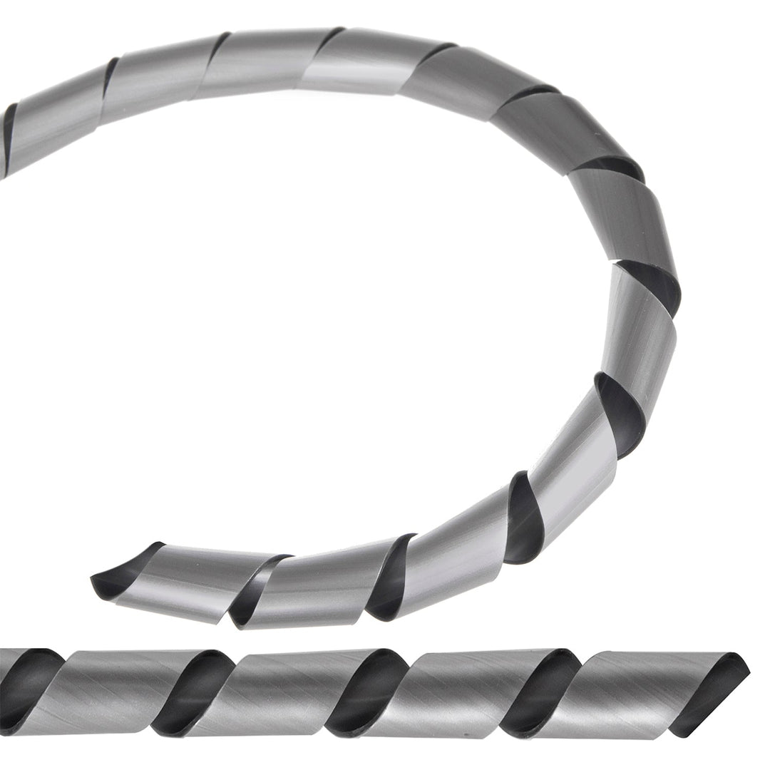 Maclean poklopac kabela, maskirajući, (20,4*22 mm), 3 m, srebrna spirala, MCTV-687S
