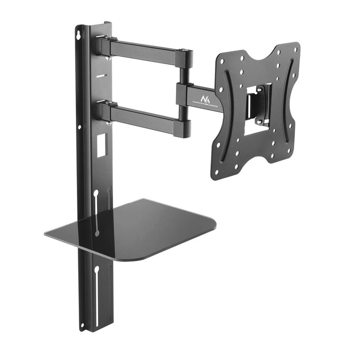 Držač za TV s policom za DVD Maclean, VESA 200x200, 23"-42", 30 kg, MC-771