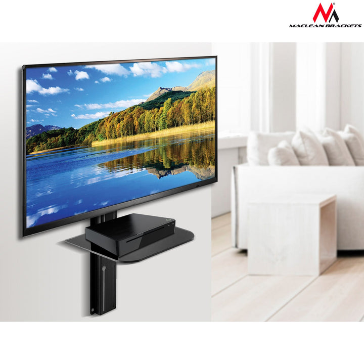 Maclean TV nosač s DVD policom, VESA 400x400, 32"-55", 30 kg, MC-772