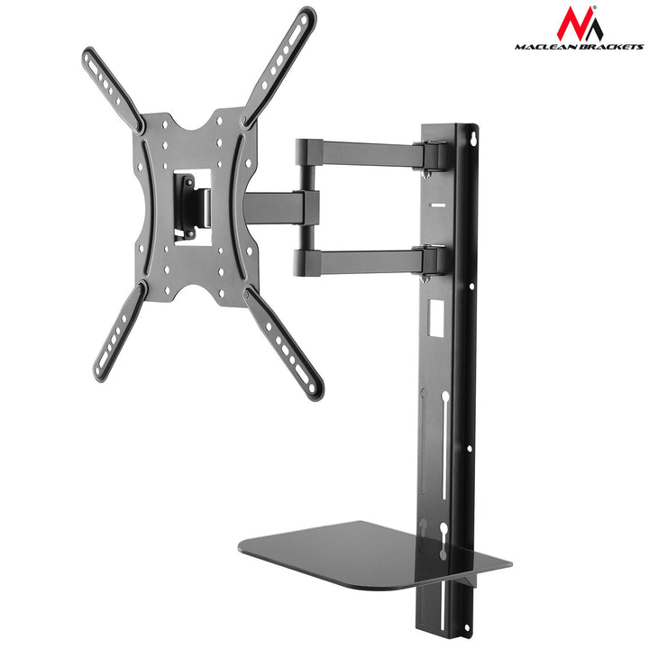 Maclean TV nosač s DVD policom, VESA 400x400, 32"-55", 30 kg, MC-772