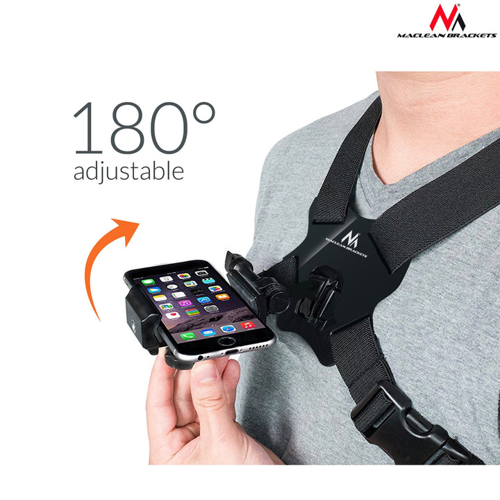 Maclean sportski remen za mobilne telefone, univerzalni, za mobilne telefone, kamere, GoPro kamere i druge, MC-773